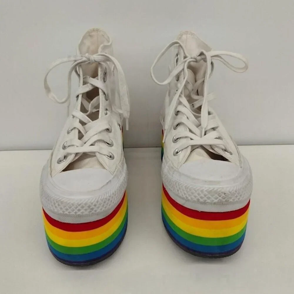 Converse x Miley Cyrus Chuck Taylor All Star Platform Hi Shoes - Picture 9 of 9